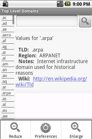 Top Level Domains