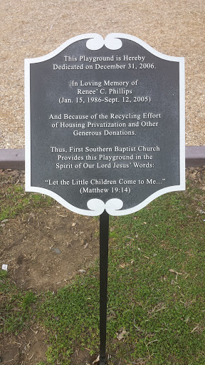First Southern Baptist Church Playground Dedication