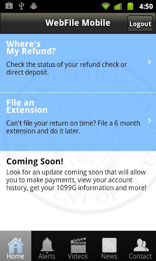 Massachusetts WebFile Mobile
