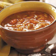Tomato-Basil Orzo Soup Recipe