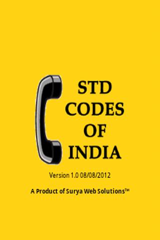 STD Codes of India