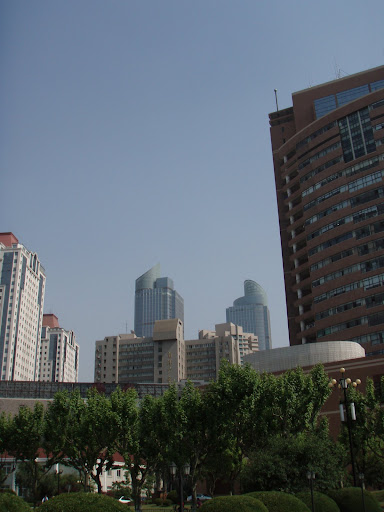 View of Buildings Milliken is in which at the bottom have a HUGE mall called Grand Gateway