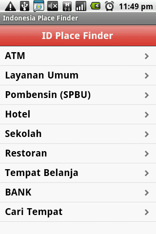 Indonesia Place Finder