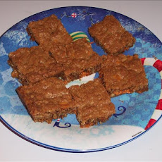 Oatmeal Butterscotch Walnut Cookie Bars
