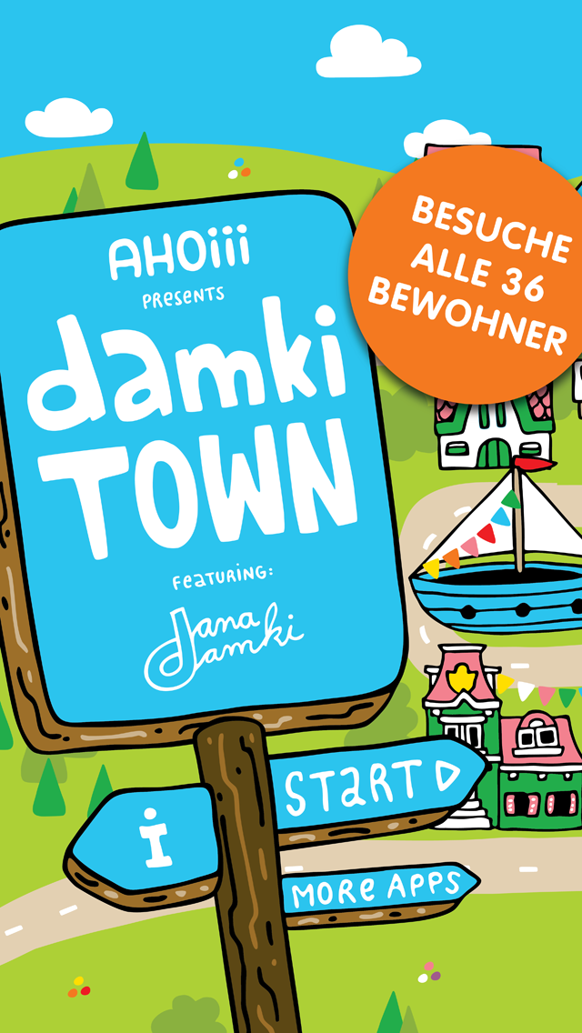 Android application Damki Town – Animal Coloring Book App for Kids screenshort