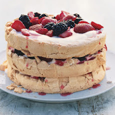 Three-Layer Berry and Brown Sugar Pavlova