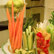 Crudites with Buttermilk Peppercorn Dip