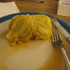 Swedish cabbage rolls (kaldolmar)