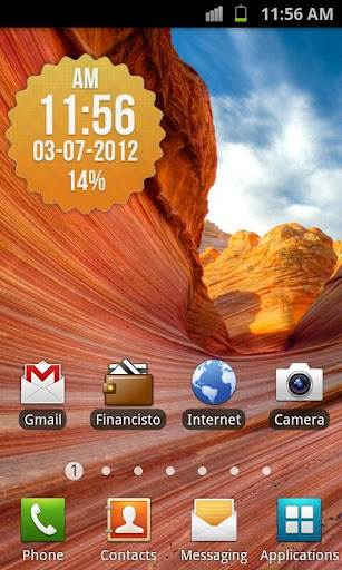 Badge Clock Widget