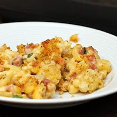 Cheddar Mac and Ham Casserole