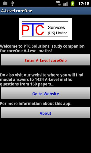 PTC A-Level coreOne