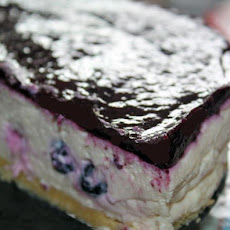 No-Bake Blueberry Cheesecake (Can Be Gluten-Free)