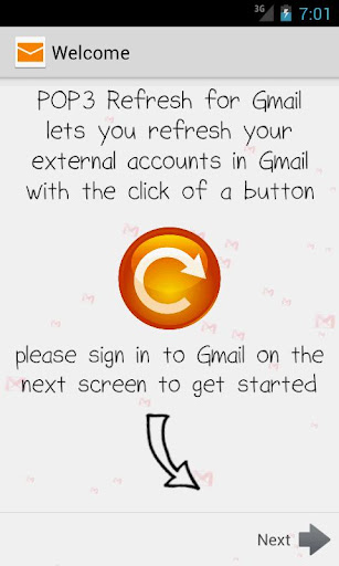 POP3 Refresh for Gmail