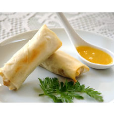 Baked Pork Spring Rolls