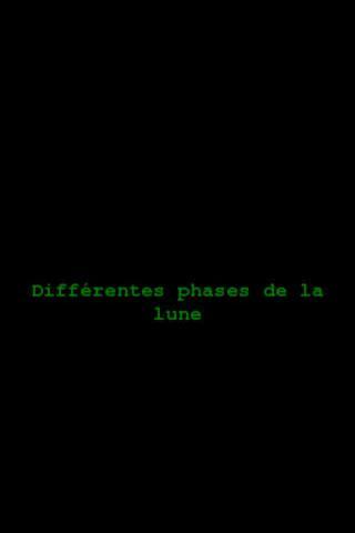 Phases de la lune