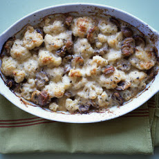 Cauliflower and Chestnut Gratin