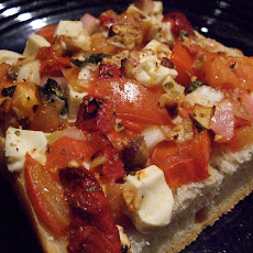 Grilled Veggie French Bread Pizza