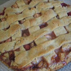 Apple Cranberry Lattice Tart
