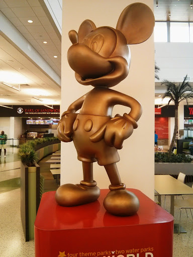 Mickey Mouse Statue Fort Drum Service Center