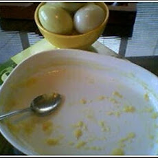 Microwaved ' Baked' Egg Custard