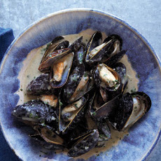 Coconut-Curry Mussels