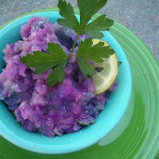 Purple Majesty Fork-Crushed Potatoes