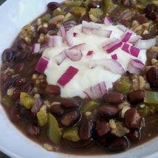 Black Bean and Rice Stew