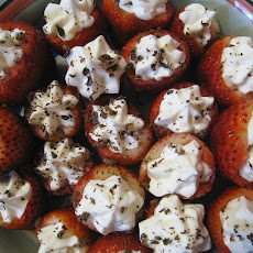 Inside-Out Strawberry Cheesecake