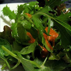 Mixed Greens with Tomato-Ginger Dressing