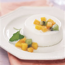 Buttermilk Panna Cotta with Tropical Fruit