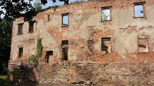 Ruiny XVwiecznego zamku w Janowcu
