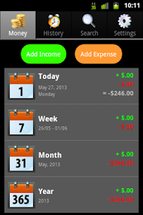 Money Manager screenshot for Android