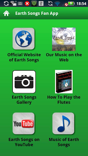 Earth Songs Fan App