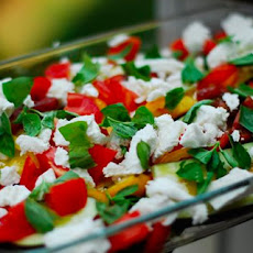 Eggplant & Goat Cheese Bake