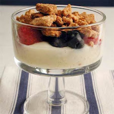 Vanilla Custard Crumble with Mixed Berries