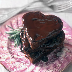 Rich Chocolate Heart Cakes