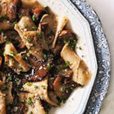Whole Wheat Maltagliati with Mushrooms & Chives