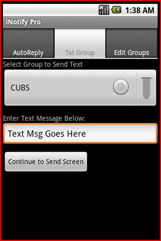 iNotify Pro - Group Txt