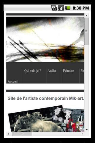 Site de l'artiste Mik-Art