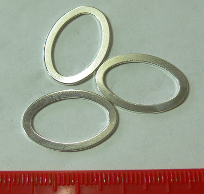 Silver Plate - Large Oval Loop