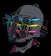 2 Between The Eyes by Ron Lewis Threadless 3D tee shirt