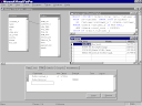 Het Query Designer Window van Visual FoxPro, de onderliggende SQL en het bijbehorende resultaat.