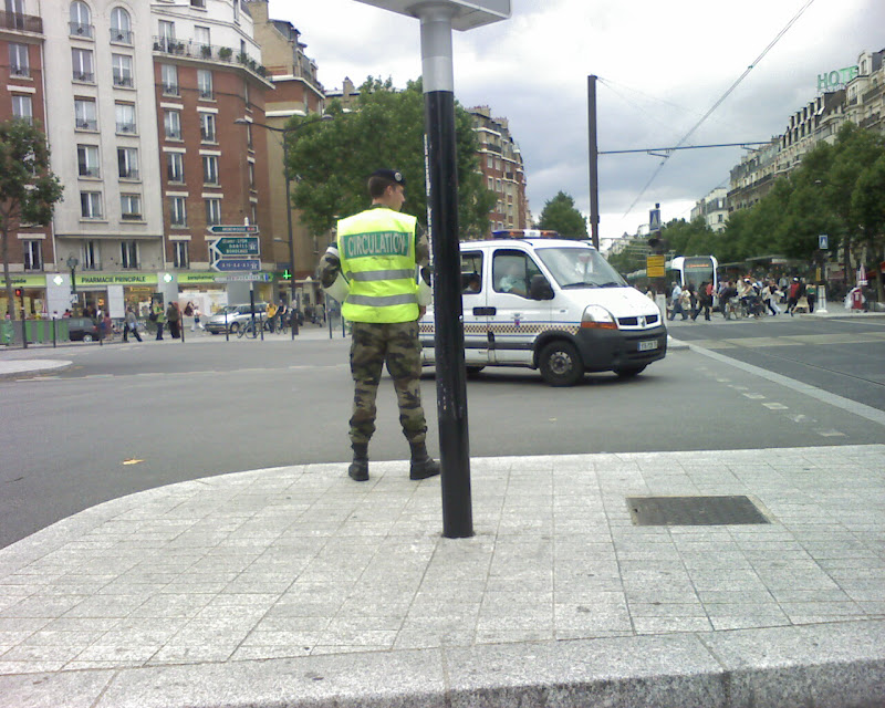 Militaire dans la circulation