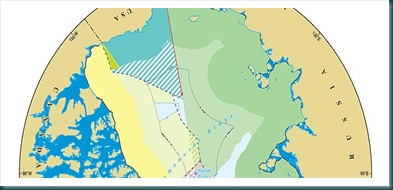 Mapa detallado de las disputas en el Ártico