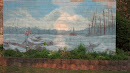 Logging Up the River Mural