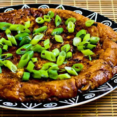 Chicken Egg Foo Yung with Mushrooms and Green Onions