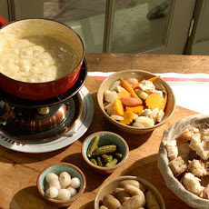 Stilton and Sauternes Fondue
