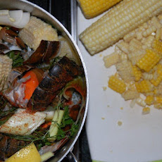 Double Sweet Corn and Lobster Chowder