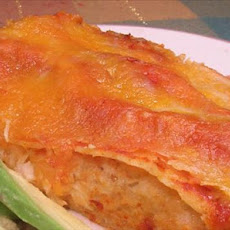 Three Cheese Chicken Enchiladas