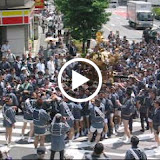 A mikoshi being carried near Akihabara station, as part of the 2007 Kanda matsuri A mikoshi being carried near Akihabara station, as part of the 2007 Kanda matsuri